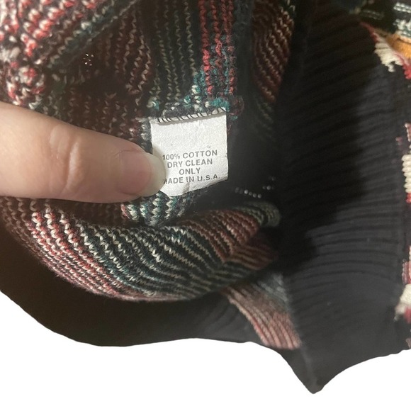 Triscots St. Raphael Vintage Grandpa Core Sweater w/Geometric Design - Picture 4 of 8